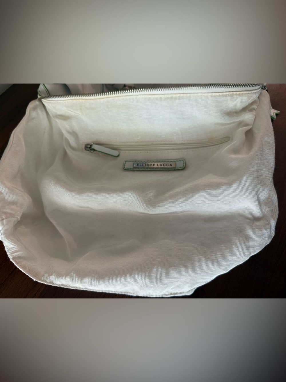 Elliott Lucca Pearly White Leather Shoulder Bag | Y2K Charm Bag Spring Summer 🤍 - Picture 15 of 16